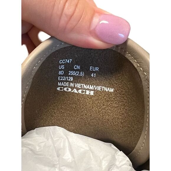 COACH Men's Desert Lace-Lace-Up Boot Tan Nuetral Sand Men's Size 8D - Picture 3 of 12